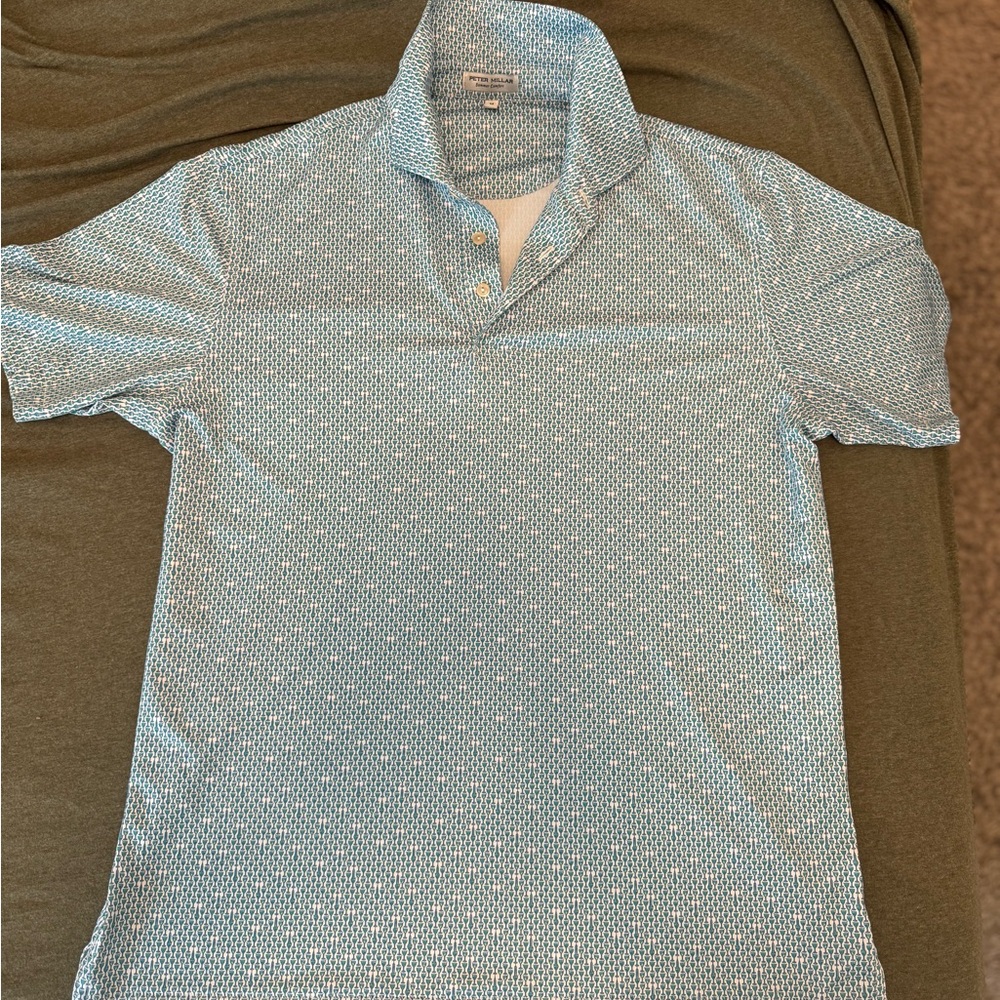 Peter Millar Blue Polo Shirt